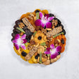 Gourmet dried fruit platter nuts apricots prunes figs raisins almonds walnuts