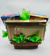 Luxury chocolate wine gift basket Ragusa Swiss chocolates artisan preserves